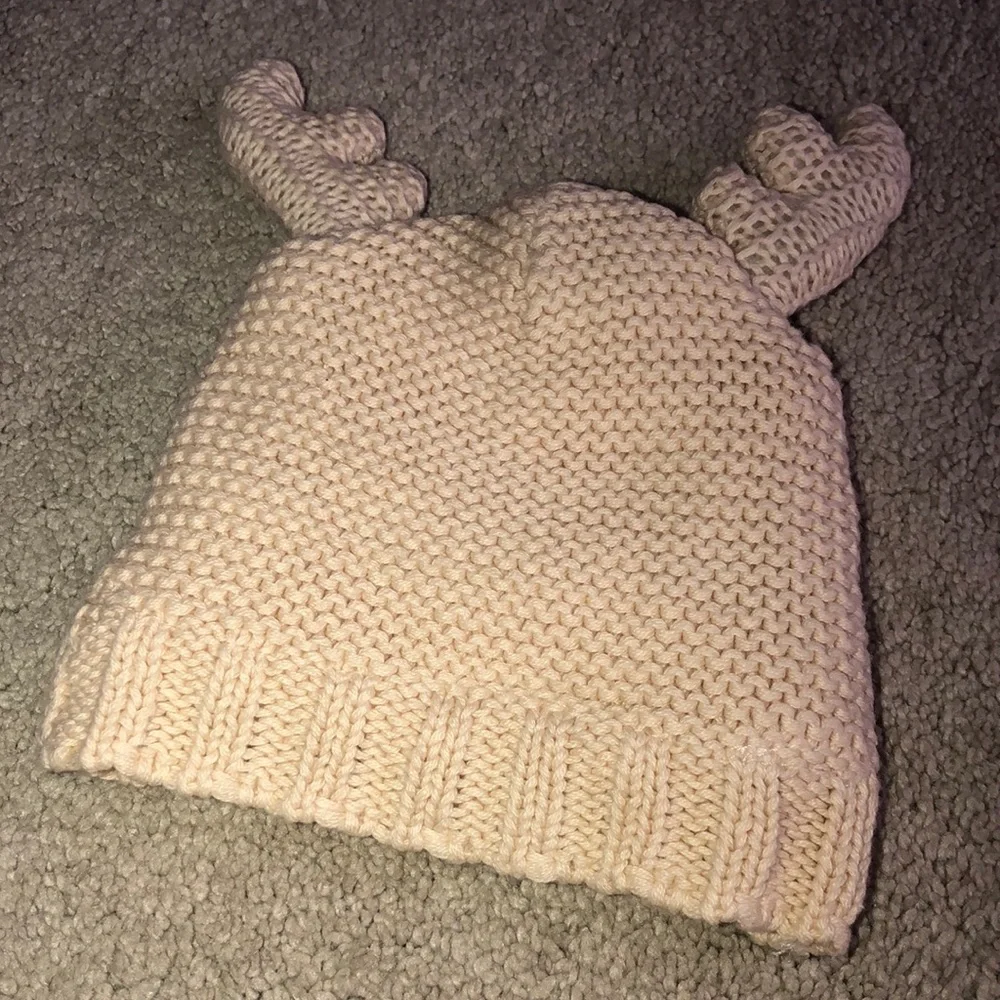 Indigo Baby 0-6 Months‎ Winter Reindeer Antlers Hat Holiday Christmas